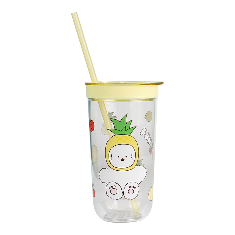 提環搖搖塑料杯840ml